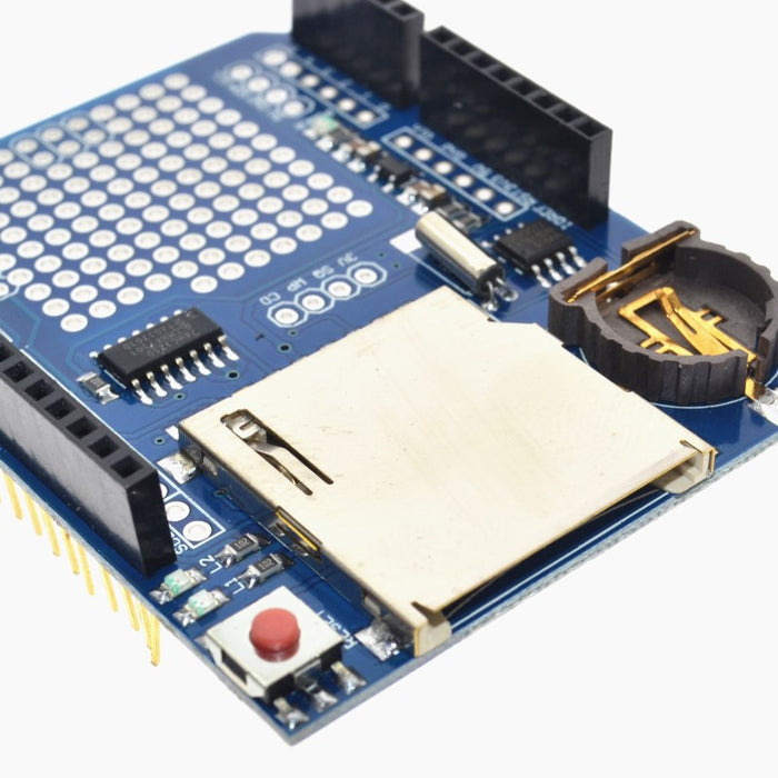 Log all sorts of data from your Arduino with the SD Card Data Logging Shield for Arduino with DS1307 RTC from PMD Way with free delivery, worldwide