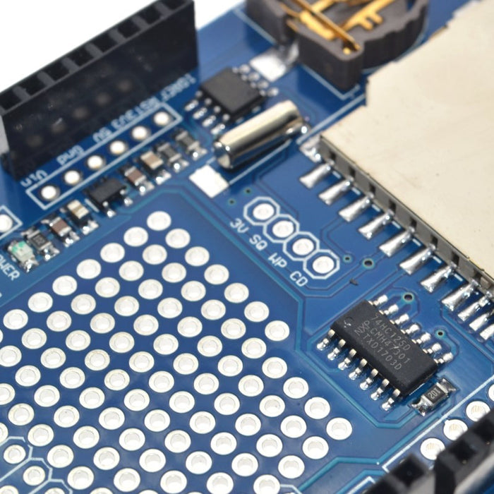 Log all sorts of data from your Arduino with the SD Card Data Logging Shield for Arduino with DS1307 RTC from PMD Way with free delivery, worldwide