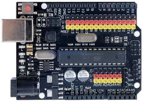 Arduino Uno R3 Compatible with Extra I/O Connections from PMD Way with free delivery, worldwide
