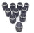 Black Plastic 15 x 17mm Knob - 10 Pack from PMD Way with free delivery worldwide