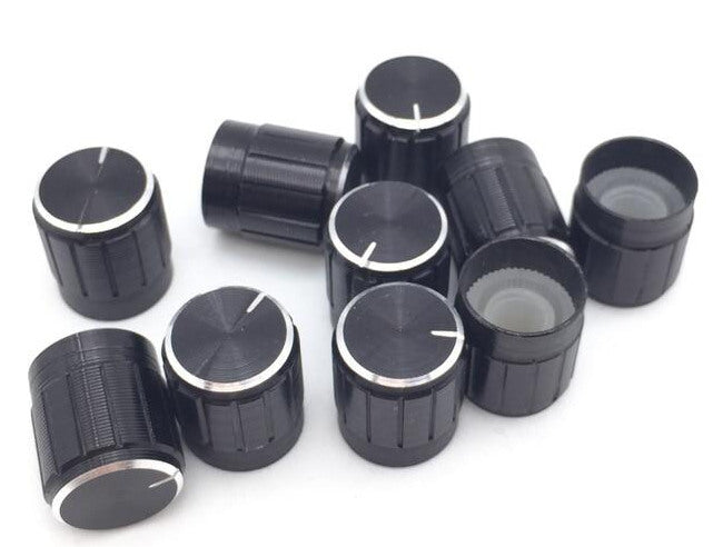 Black Plastic 15 x 17mm Knob - 10 Pack from PMD Way with free delivery worldwide