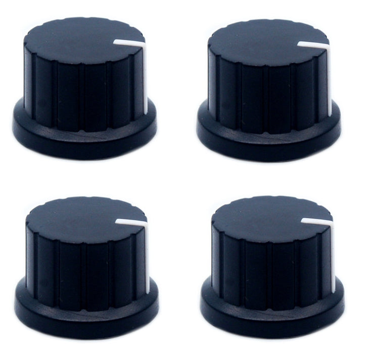 Large Plastic Potentiometer Knob - Four Pack from PMD Way with free delivery worldwide