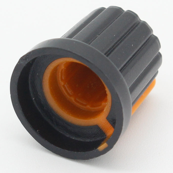 Black Plastic Potentiometer Knobs - 12 Pack from PMD Way with free delivery worldwide