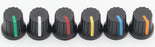 Black Plastic Potentiometer Knobs - 12 Pack from PMD Way with free delivery worldwide