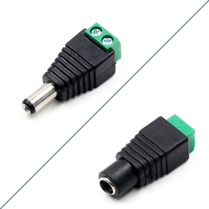 DC Barrel Jack Adapters - Male and Female from PMD Way with free delivery worldwide