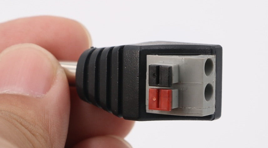 2.1mm Spring Terminal Male DC Power Connectors in packs of ten from PMD Way with free delivery worldwide