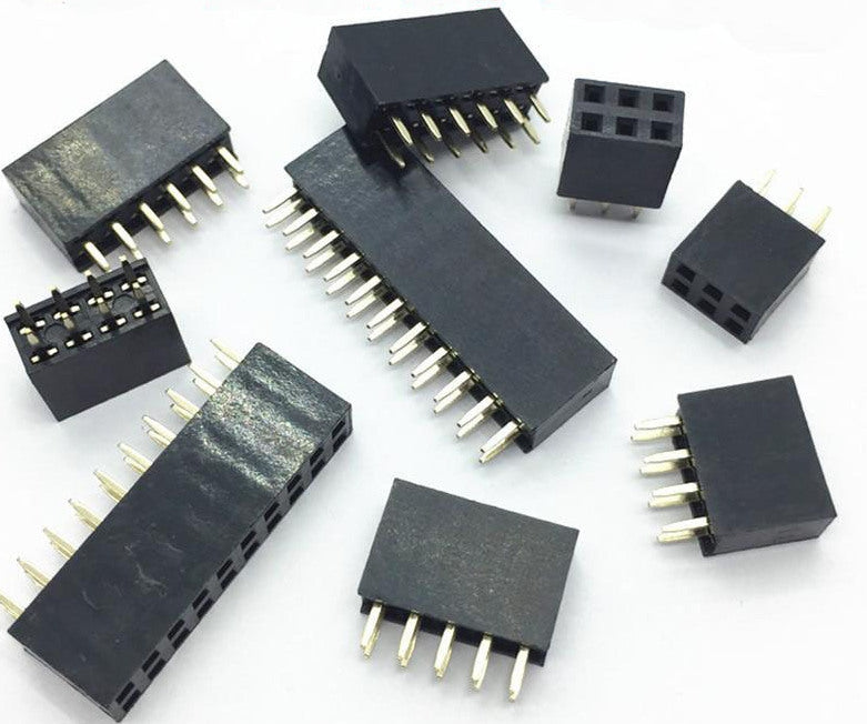 Female Double Row Header Strips - Various Sizes - 20 Pack from PMD Way with free delivery worldwide
