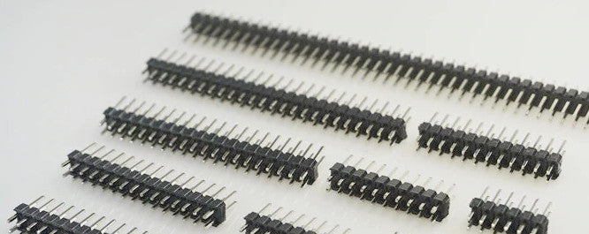 Break-away Dual Row Male Header Pins - 100 Pack from PMD Way with free delivery worldwide