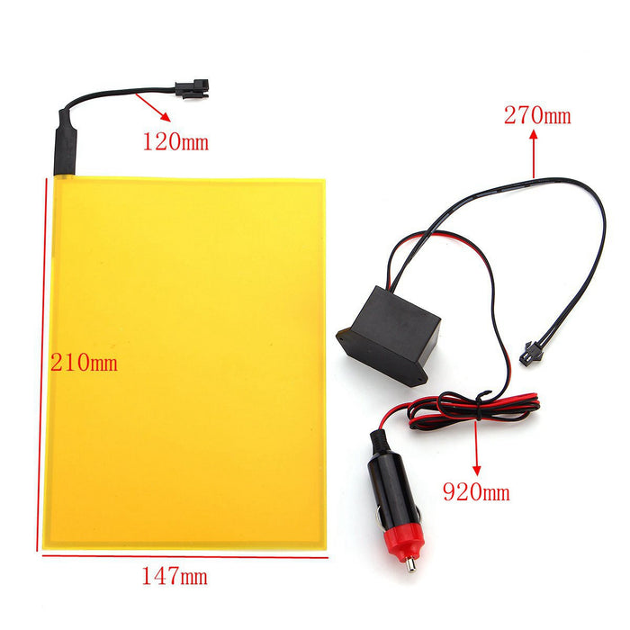 A5 EL Panels with 12V Inverter - Choice of Six Colors from PMD Way with free delivery worldwide