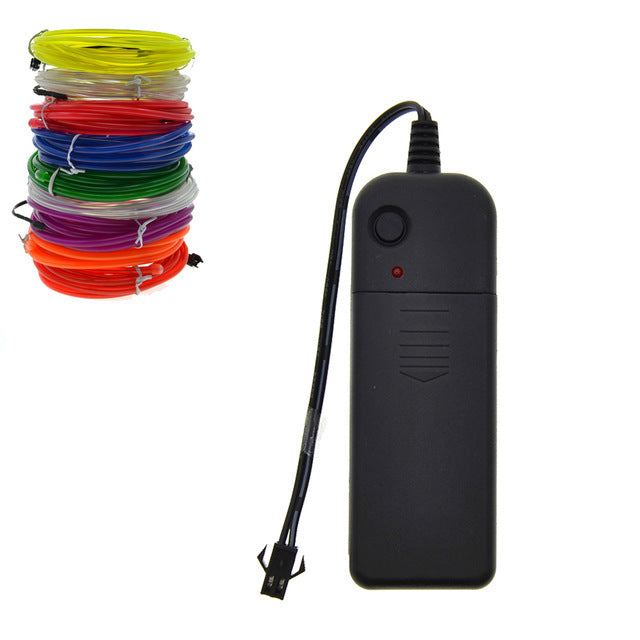 Great value EL wire starter packs without or with your choice of EL inverter 1m of EL wire PMD Way with free delivery worldwide