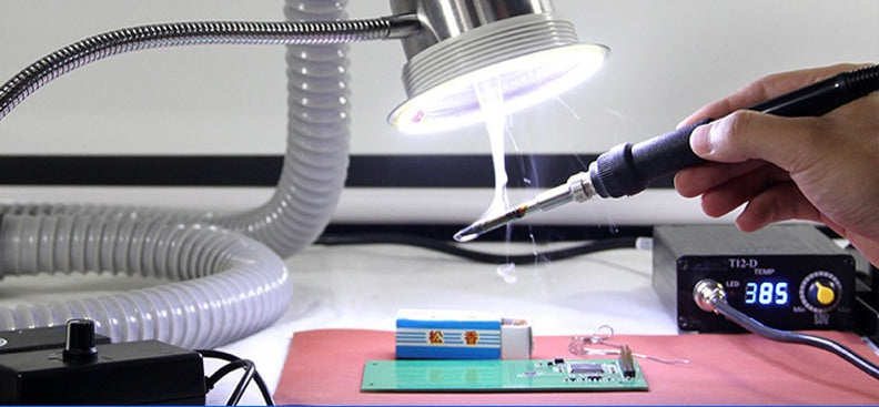 Flexible Illuminated Fume Extractor from PMD Way with free delivery worldwide