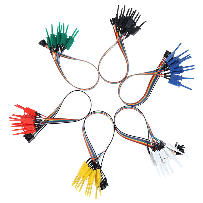 IC Test Hook to Dupont Female Leads - 10 Pack