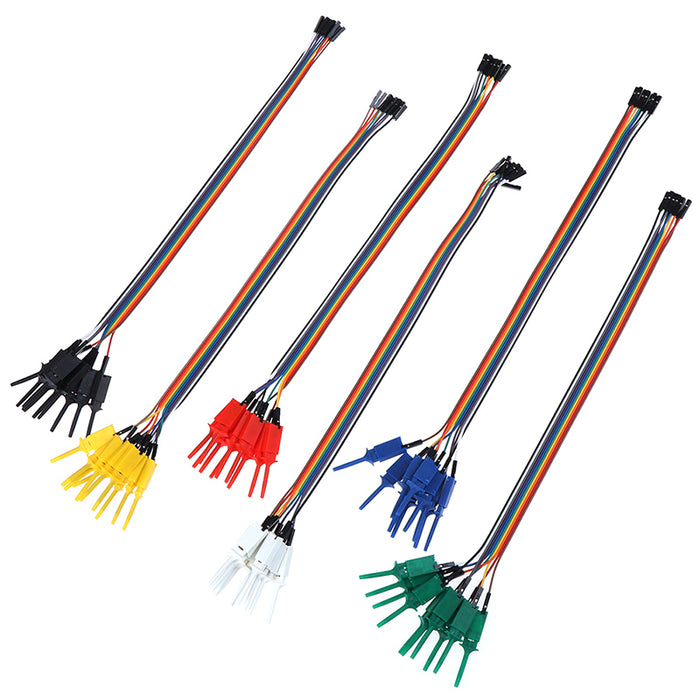 IC Test Hook to Dupont Female Leads - 10 Pack