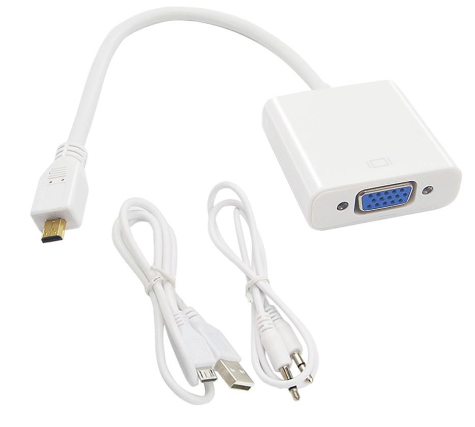 Use your Raspberry Pi 4 Model B with VGA monitors using the Micro HDMI to VGA Socket Adaptor from PMD Way with free delivery worldwide