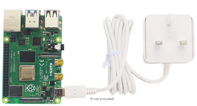 Power your Raspberry Pi 4 with the official power supply from PMD Way with free delivery worldwide