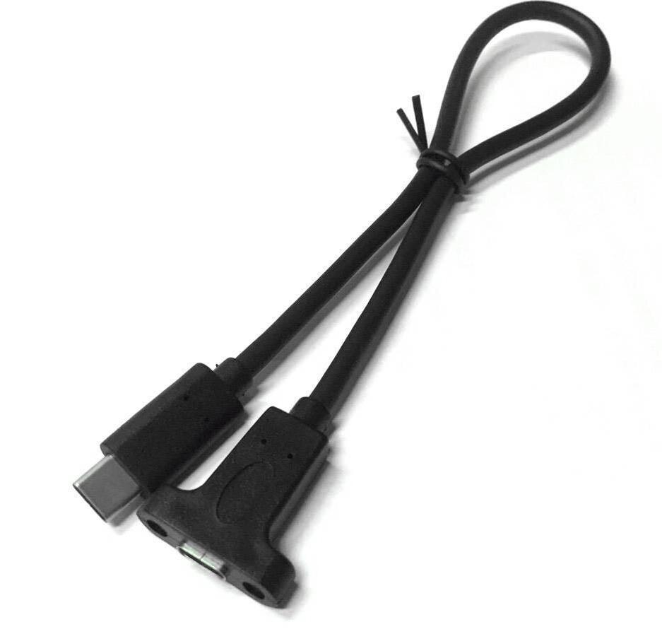 Panel Mount USB C Socket to Plug Cable from PMD Way with free delivery worldwide