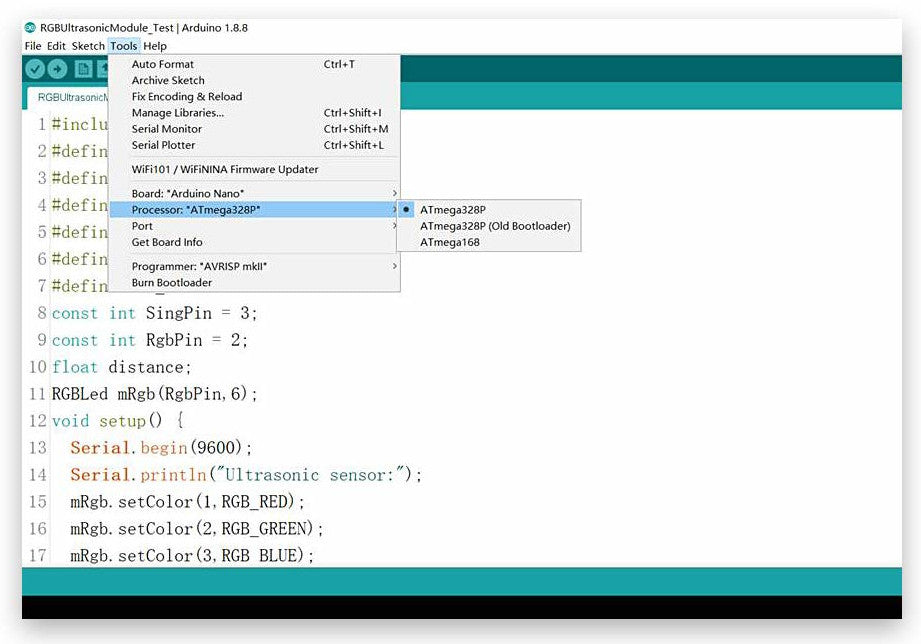 RFNano Arduino Nano-compatible with onboard nRF24l01 wireless data transceiver from PMD Way with free delivery worldwide