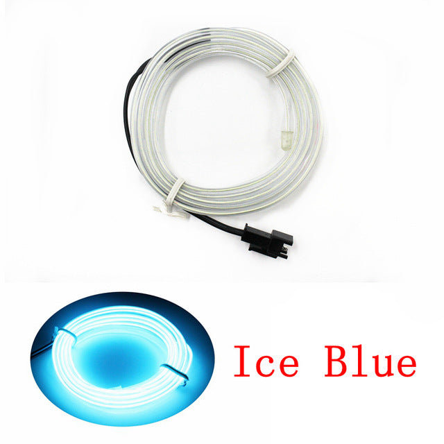 Bulk sewable 2.3mm EL Wire in lengths from 50m to 500m from PMD Way with free delivery worldwide