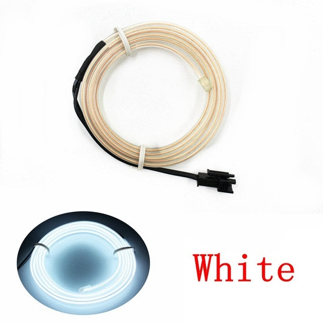 Bulk sewable 2.3mm EL Wire in lengths from 50m to 500m from PMD Way with free delivery worldwide