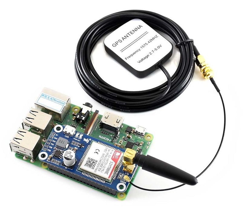NB-IoT/eMTC/EDGE/GPRS/GNSS HAT for Raspberry Pi from PMD Way with free delivery worldwide