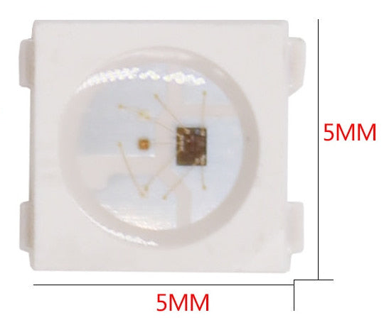 SK6812 5050 White RGB SMD LED - 100 Pack from PMD Way with free delivery worldwide