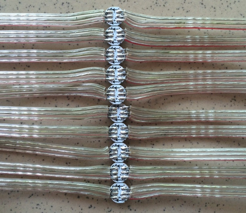 Pre-wired SK6812 RGBW LED PCB Strings from PMD Way with free delivery worldwide