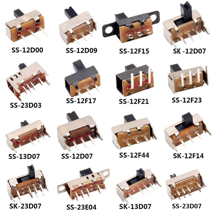 Wide variety of compact slide switches from PMD Way with free delivery worldwide