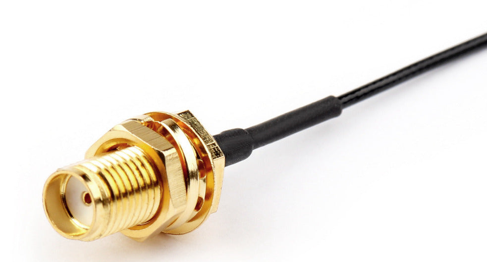 Great value 10cm SMA to uFL/u.FL/IPX/IPEX RF Adapter Cables in packs of ten from PMD Way with free delivery worldwide