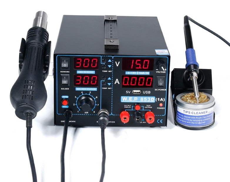 Soldering Station with Reflow Gun and Bench Power Supply from PMD Way with free delivery worldwide