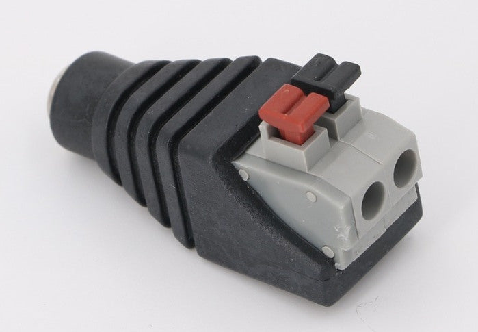 2.1mm Spring Terminal Female DC Power Connectors in packs of ten from PMD Way with free delivery worldwide