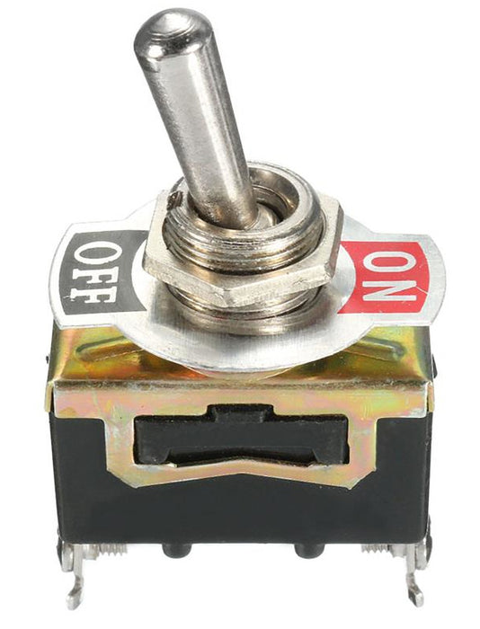 Heavy Duty 15A 250V SPST Toggle Switches in packs of five from PMD Way with free delivery worldwide