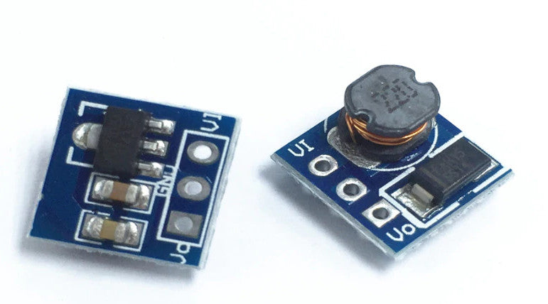 Tiny DC DC 1.8V 2.5V 3V 3.3V 3.7V to 5V Boost Converter - 5 Pack from PMD Way with free delivery worldwide