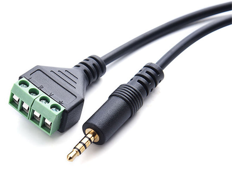 TRRS Plug to Terminal Block Breakout Cable from PMD Way with free delivery worldwide