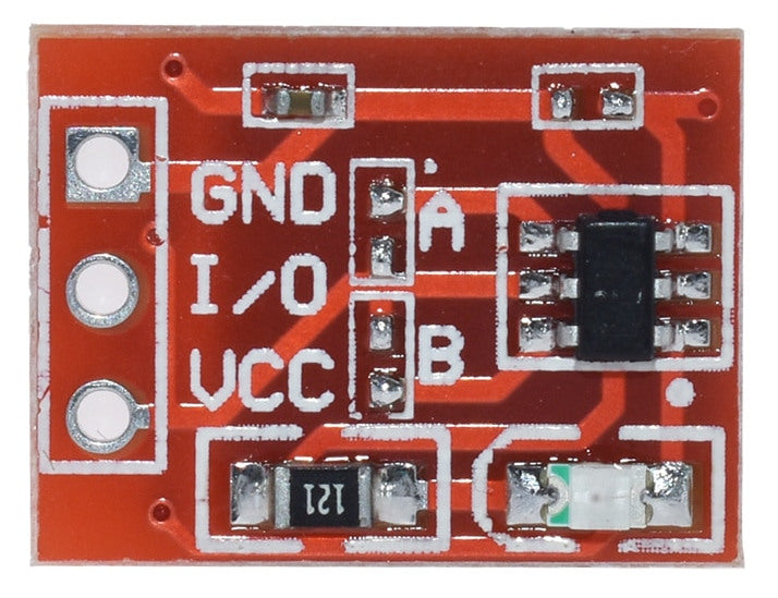 TTP223 Latching/Momentary Single Channel Touch Sensors in packs of five from PMD Way with free delivery worldwide