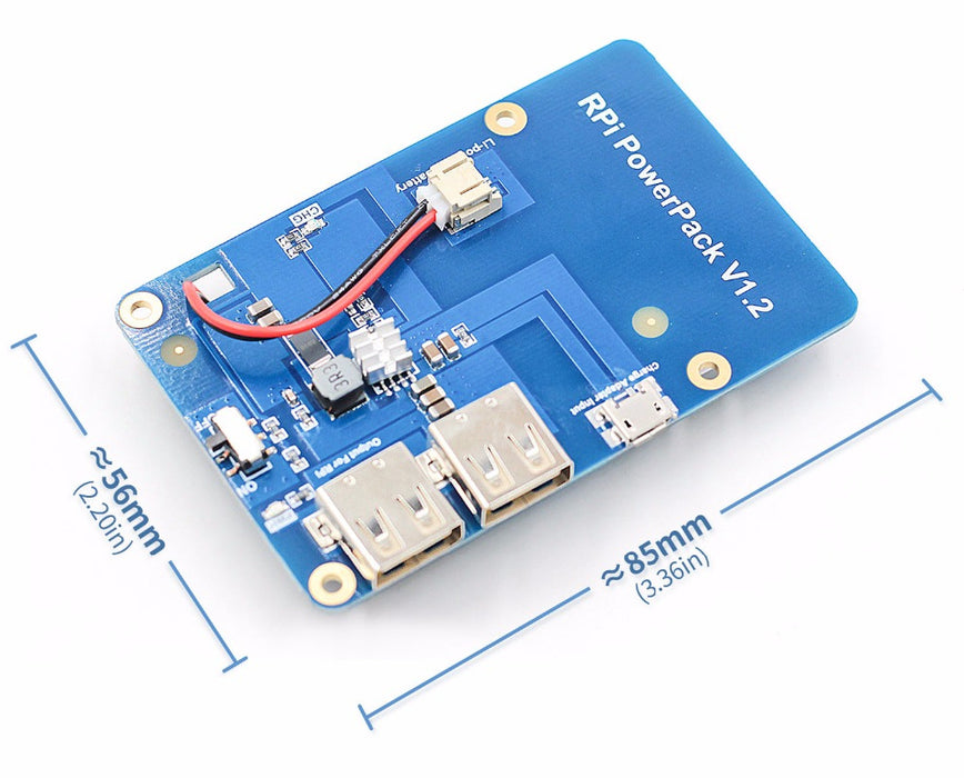 UPS Battery HAT for Raspberry Pi from PMD Way with free delivery worldwide