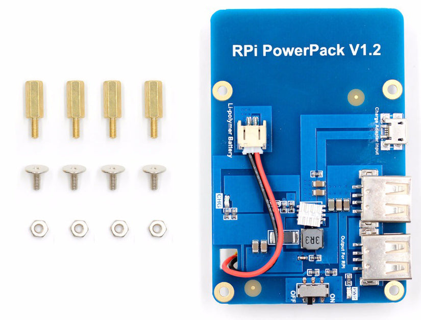 UPS Battery HAT for Raspberry Pi from PMD Way with free delivery worldwide