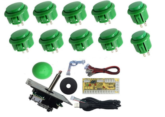 Joystick and Ten Arcade Buttons with USB Encoder Kits from PMD Way with free delivery worldwide