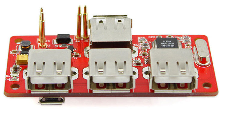 USB Hub and Power Manager pHAT for Raspberry Pi Zero from PMD Way with free delivery worldwide