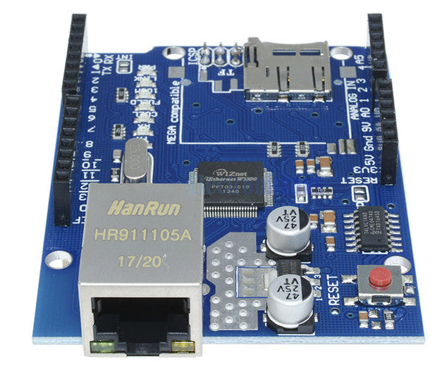 Get your Arduino on a network with the W5100 Ethernet Shield for Arduino from PMD Way with free delivery, worldwide