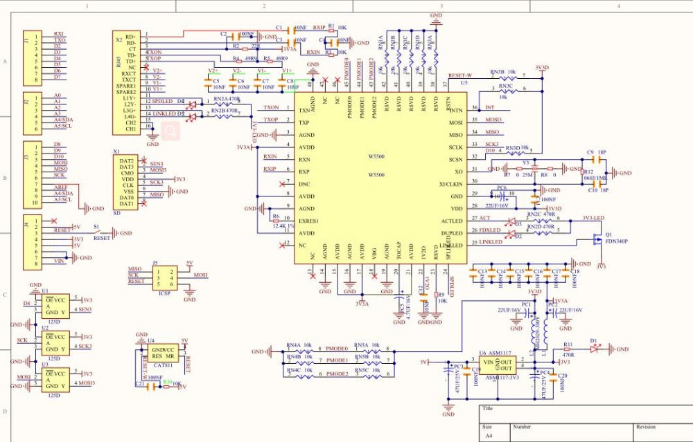 Wiznet W5500 Ethernet Shield for Arduino from PMD Way with free delivery worldwide