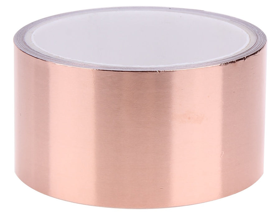 Wide 50mm Copper Foil Tape with Conductive Adhesive - 5.5m from PMD Way with free delivery worldwide