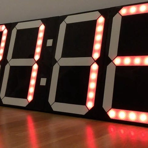 A “Ginormous” Digital LED Clock