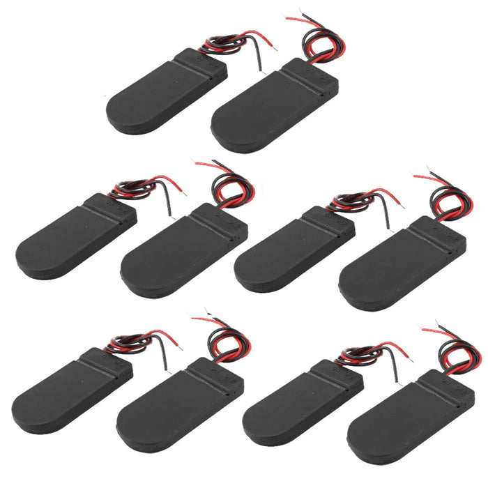 2 x 2032 Coin Cell Battery Holder - 6V output with On/Off switch - Ten Pack from PMD Way with free delivery 