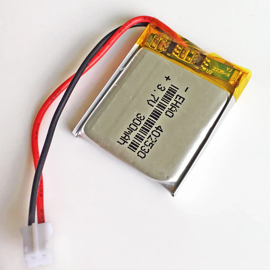 Pmd Battery New Product - Lithium Ion Polymer Battery - 3.7v 300mAh 402530 - 5 Pac ...