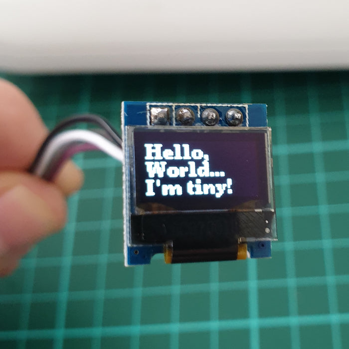 Tutorial - Using the 0.49" 64 x 32 Graphic I2C OLED Display with Arduino