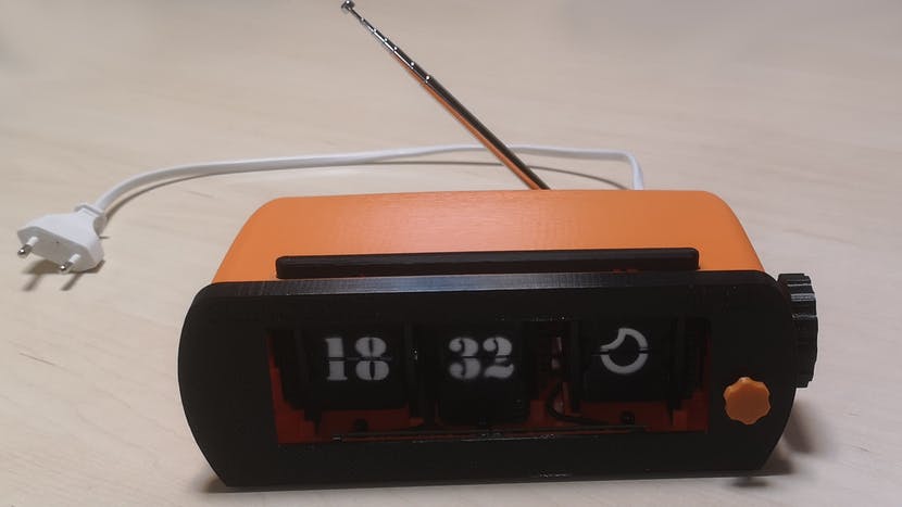 The 3D-Printed Flip-Clock Looks Old, Packs New Features