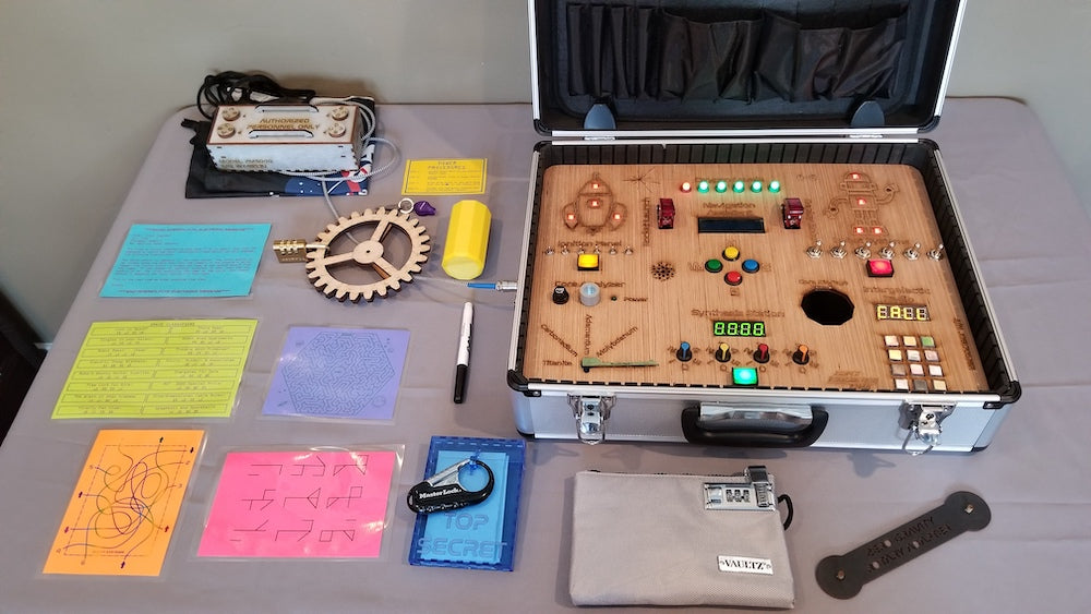 Spacecase is an escape room in a suitcase