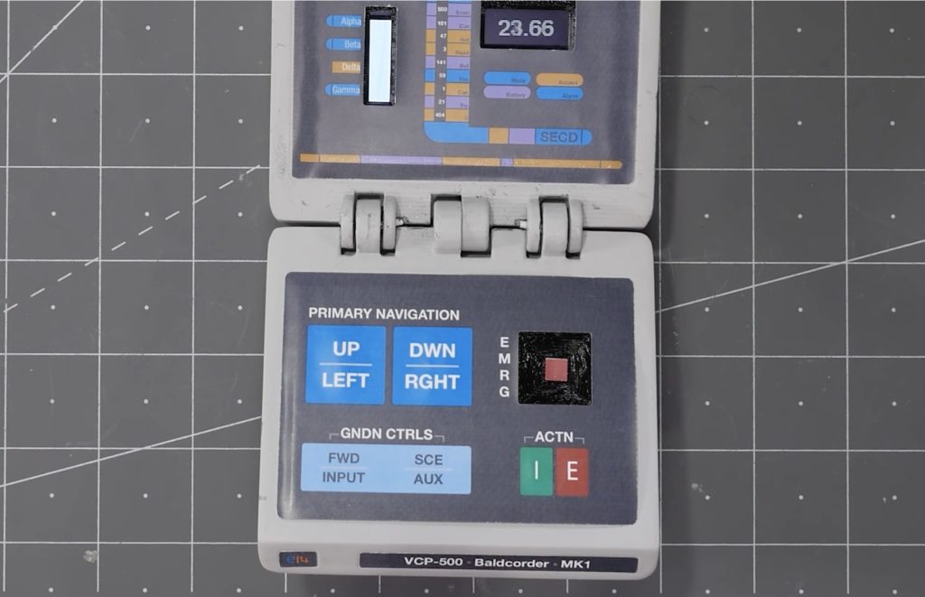 The Baldcorder is James Lewis’ tricorder-like device for measuring light levels and temperature