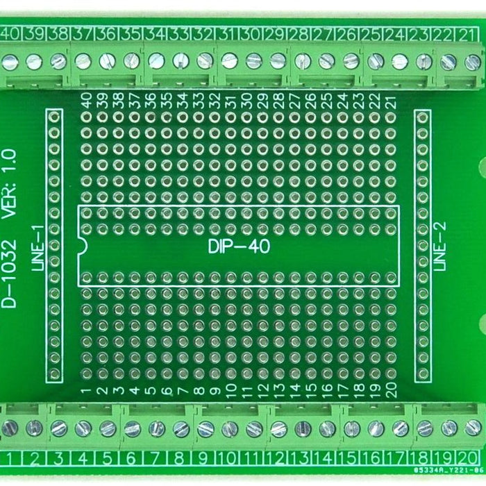 DIP IC Terminal Block Adaptors from PMD Way with free delivery worldwide