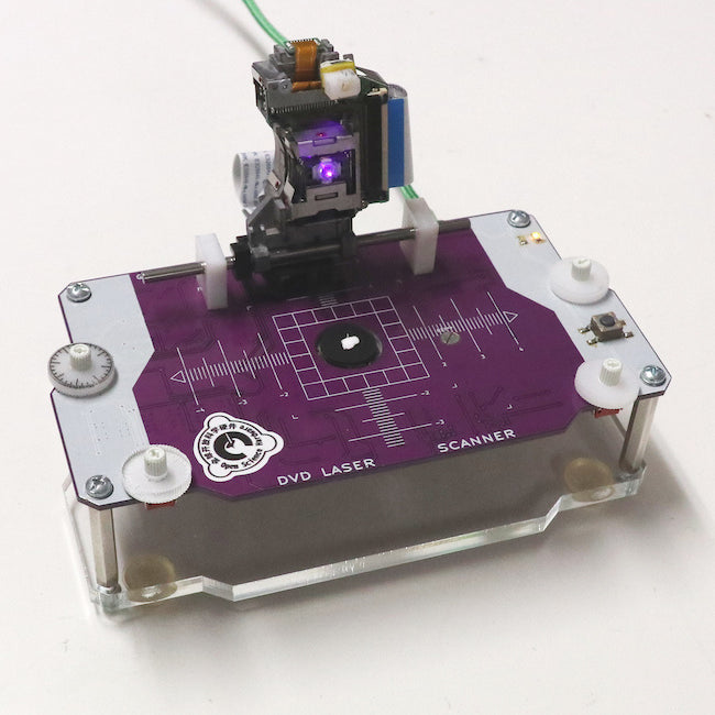 A laser scanning microscope made from DVD parts